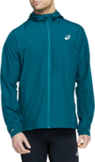 run hood jacket asics