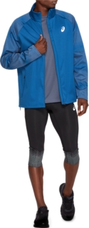 REFLECTIVE JACKET Men Mako Blue Silver Reflective