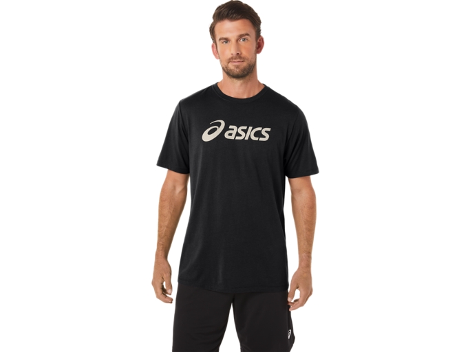 UNISEX XG SHORT SLEEVE LOCKUP LOGO TEE | Performance Black