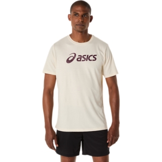 XG SHORT SLEEVE LOCKUP LOGO TEE | Unisex | Saxon Green Heather | Unisex Short Sleeve Shirts | ASICS United States