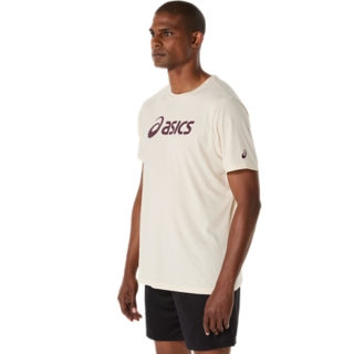 XG SHORT SLEEVE LOCKUP LOGO TEE | Unisex | Saxon Green Heather | Unisex Short Sleeve Shirts | ASICS United States