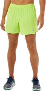 MEN'S ROAD 5IN SHORT | Hazard Green | Shorts | ASICS