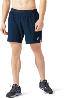 SHORT ASICS Blue | ROAD French | 7IN MEN\'S 2-N-1 | Blue/French Shorts