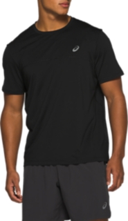 MEN\'S RACE SHORT SLEEVE TOP | Performance Black | T-Shirts & Tops | ASICS