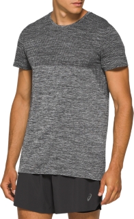 MEN'S RACE SEAMLESS SHORT SLEEVE | Performance Black | T-Shirts & Tops |  ASICS