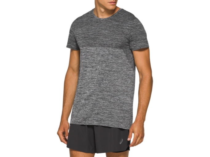 MEN'S RACE SEAMLESS SHORT SLEEVE | Performance Black | T-Shirts & Tops |  ASICS