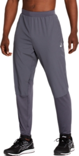 MEN'S HYBRID RUN PANT, Carrier Grey, Pants & Tights