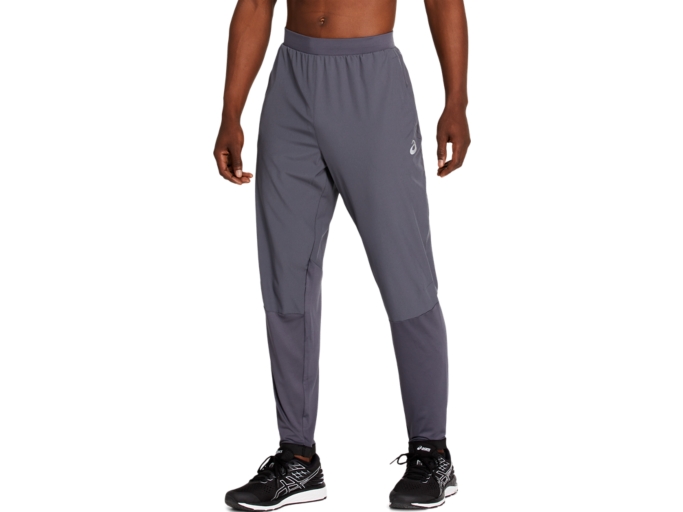 MEN'S HYBRID RUN PANT, Carrier Grey, Pants & Tights