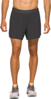 ASICS Men's ROAD 2-N-1 5IN SHORT Running Apparel 2011A838 | eBay