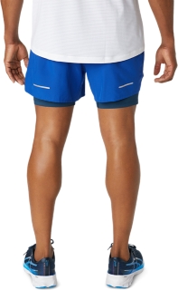 | SHORT Blue 2-N-1 Monaco MEN\'S | | ROAD 5IN Blue/French ASICS Shorts