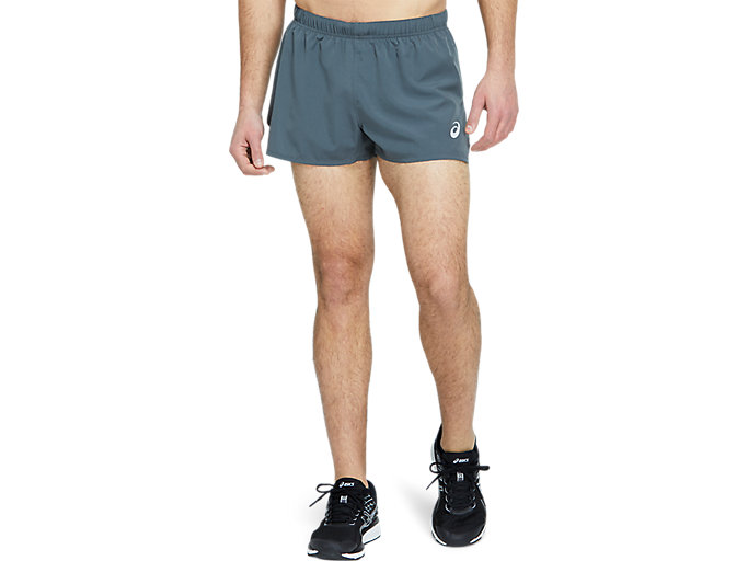 Image 1 of 5 of Men's Dark Grey SPORT 3.5IN SPLIT SHORT Men's Sports Shorts