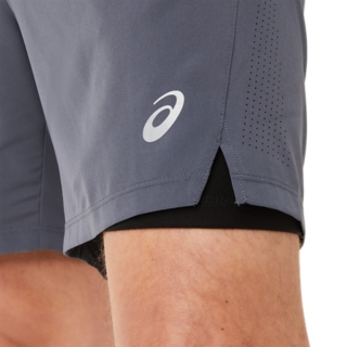 MEN'S 7IN 2 IN 1 SHORT | Carrier Grey/Performance Black | Shorts |