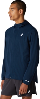 ASICS WINTER ACCELERATE JACKET BLEUE Veste Running homme