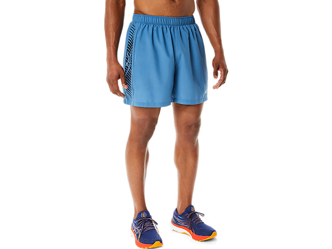 Image 1 of 7 of Men's Azure/Performance Black ICON 7IN SHORT Men's Sports Shorts