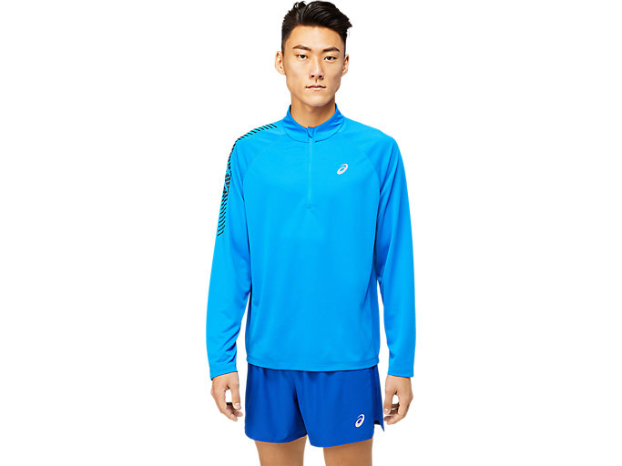 Image 1 of 6 of ICON LS 1/2 ZIP color Electric Blue/French Blue