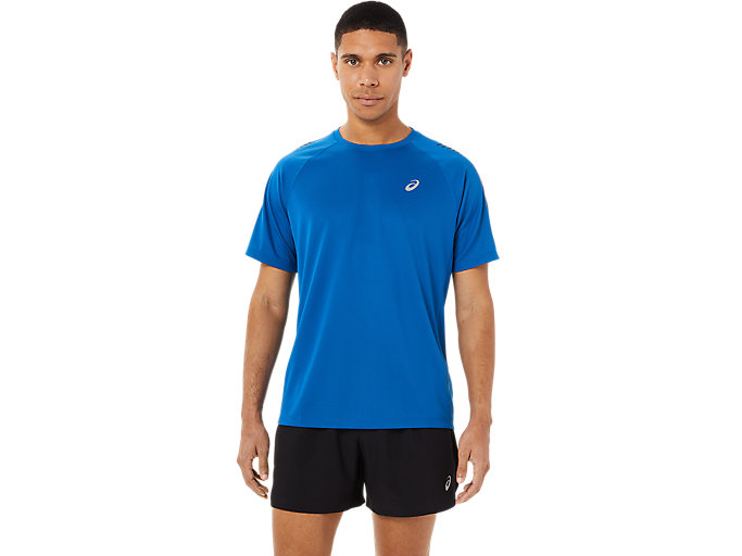 Image 1 of 7 of Men's Lake Drive/Performance Black ICON SS TOP Men's Sports Short Sleeve Shirts
