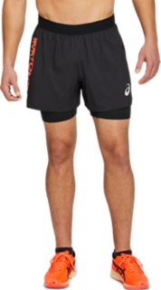 asic running shorts