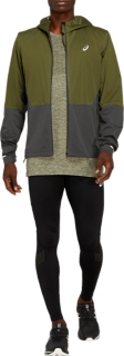 Asics men's discount winter accelerate jacket