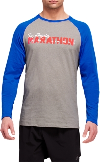 LA RAGLAN LS | Tuna Blue | Long Sleeve Shirts | ASICS