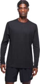 MEN'S READY-SET II LONG SLEEVE TEE | Performance Black | Long Sleeve ...