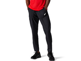 Alternative image view of SILVER WOVEN PANT,  Performance Black