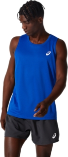 asics running singlet men's