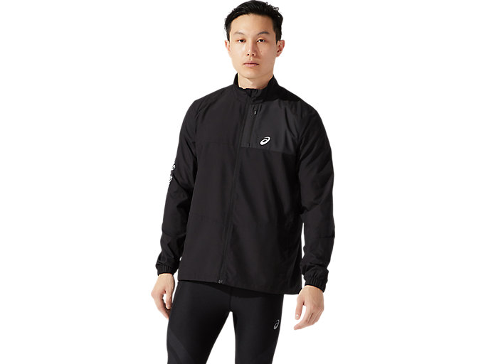 Image 1 of 8 of SMSB RUN JACKET color Performance Black/Graphite Grey