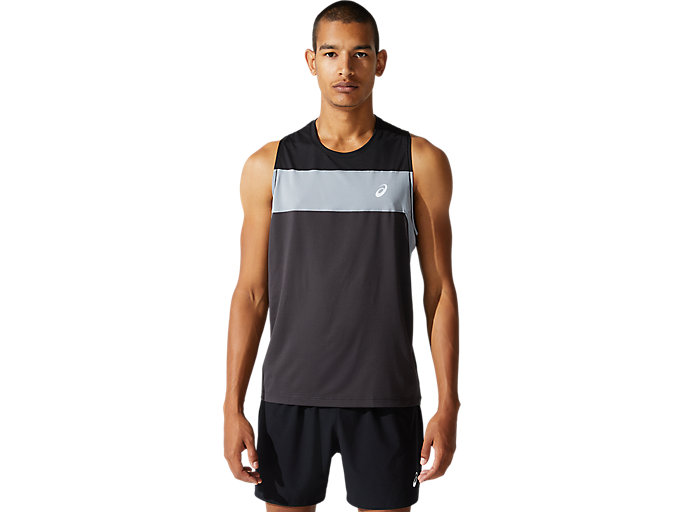 Image 1 of 6 of RACE SINGLET color Graphite Grey/Performance Black