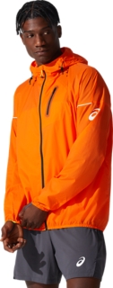 Running best sale jacket orange