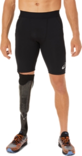 Men's FUJITRAIL SPRINTER, Performance Black, Tights & Leggings