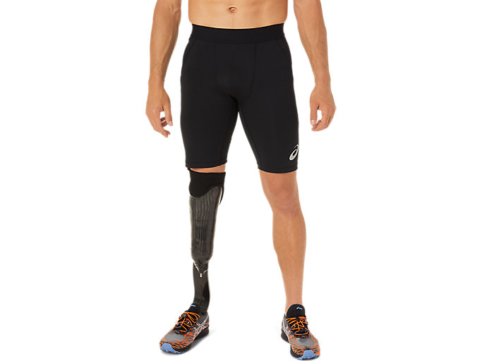 Image 1 of 7 of Men's Performance Black FUJITRAIL SPRINTER Men's Sports Tights & Leggings