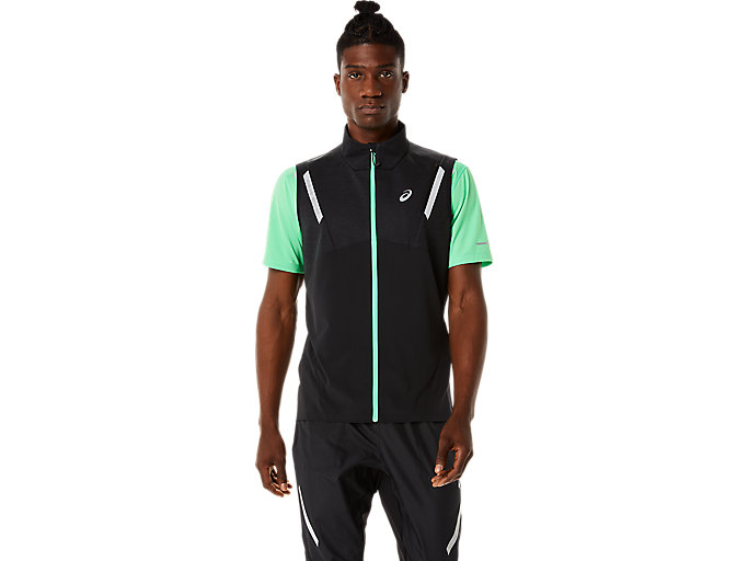 Image 1 of 9 of Men's Performance Black Heather/P. Black LITE-SHOW VEST Men's Sports Jackets & Sports Vests