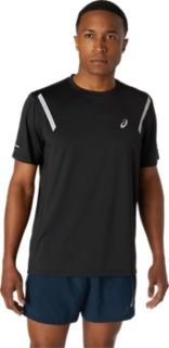 LITE-SHOW SS | Tops Short Outlet UK | TOP ASICS Men\'s Sleeve | Performance Black