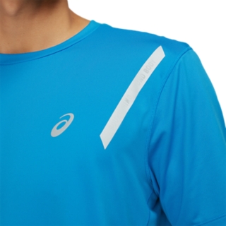 MEN'S LITE-SHOW SHORT SLEEVE TOP | Electric Blue | T-Shirts & Tops | ASICS