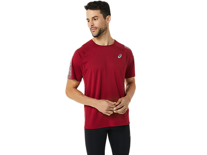 Image 1 of 6 of SPORT RFLC SS TOP color Burgundy