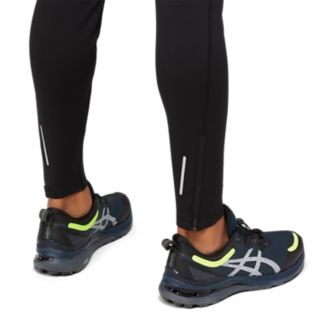 Asics Running lite-show reflective tights in black 154580-0904