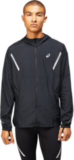 MEN'S LITE-SHOW JACKET SOLID | Performance Black | Jackets & Outerwear |  ASICS