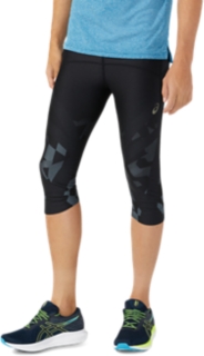 コアバランスセミロングタイツ パフォーマンスブラック キャリアグレー メンズ インナー タイツ Asics