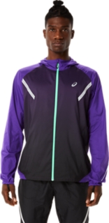 Men's Running Pants, Grape & Black