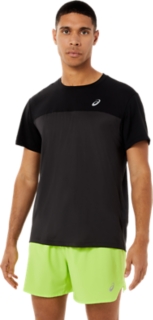 terwijl helling gehandicapt Men's RACE SS TOP | Performance Black/Graphite Grey | Shirts Met Korte  Mouwen | ASICS