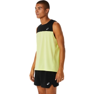 Mens yellow sleeveless clearance shirt