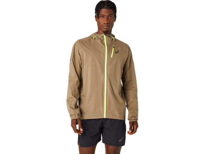 Asics fuji trail jacket green hotsell