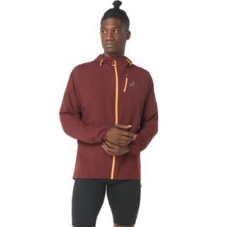 Men's FUJITRAIL WATERPROOF JACKET | Antique Red/Bright Orange 