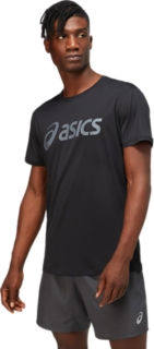 CORE ASICS TOP Men Performance Black Carrier Grey Herren Oberteile mit kurzen Armeln ASICS DE