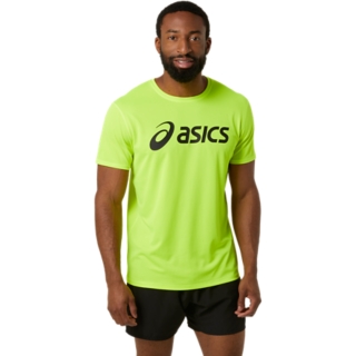 Asics yellow running top hotsell