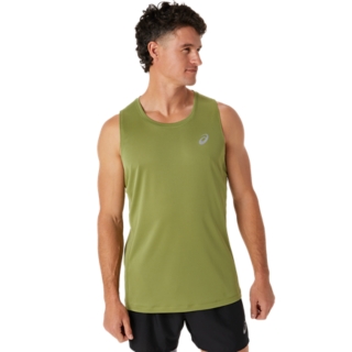 Men's CORE SINGLET, Cactus, Sleeveless Tops