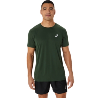 Asics t shirt fille verte on sale