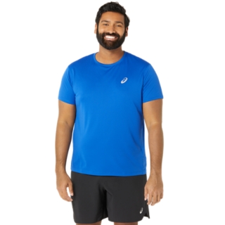 Men\'s CORE SS TOP | Asics Blue | Short Sleeve Shirts | ASICS UK