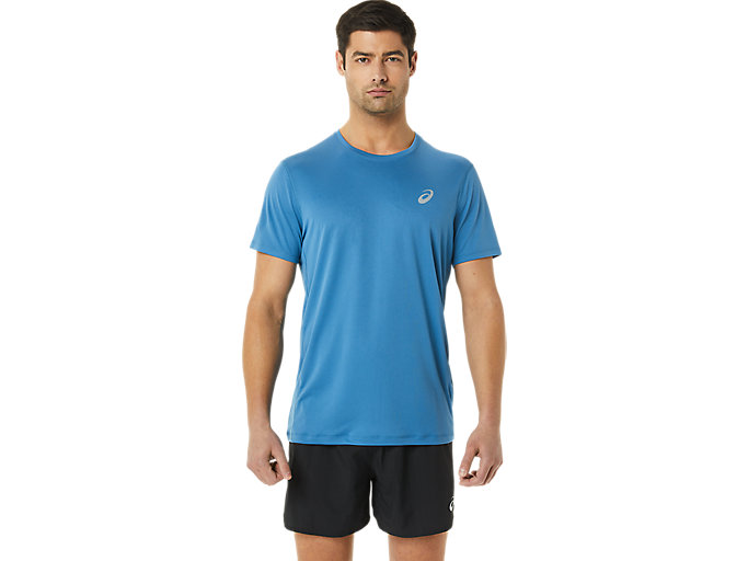 Image 1 of 5 of Men's Azure CORE SS TOP Men's Sports Short Sleeve Shirts