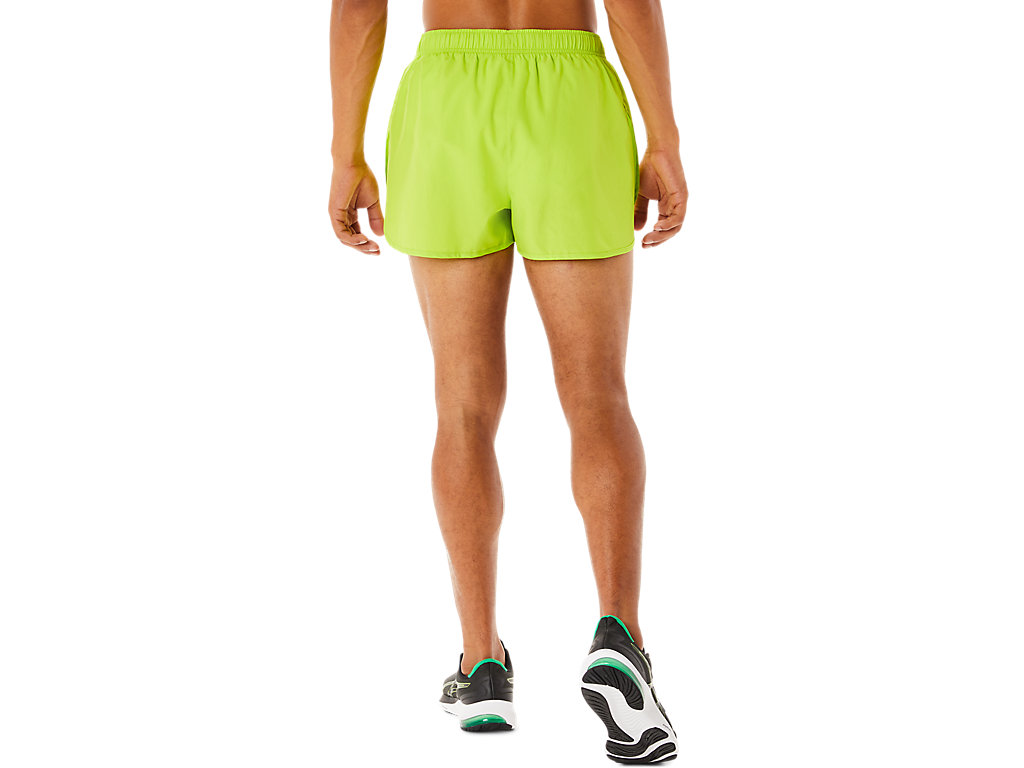Men's CORE SPLIT SHORT | Lime Zest | Shorts | ASICS IE
